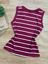 Camiseta debrum M (vinho) 0500327 canelado