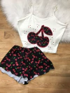 babydoll ondinha frufru 0400179 (M) cerejinha