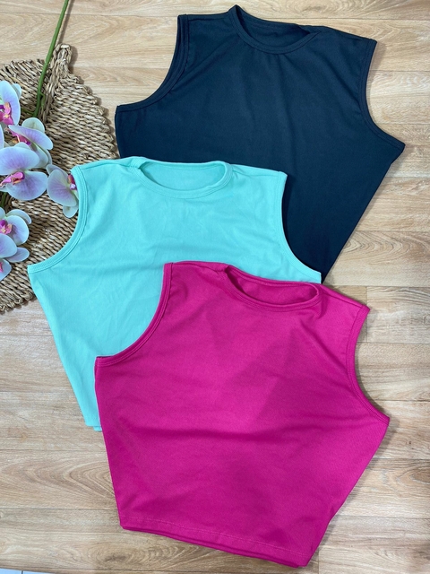 CROPPED PLUS SIZE CANELADO