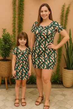 Kit vest mãe e filha 0200030 (ADULTO=M, FILHA =INF.) - comprar online