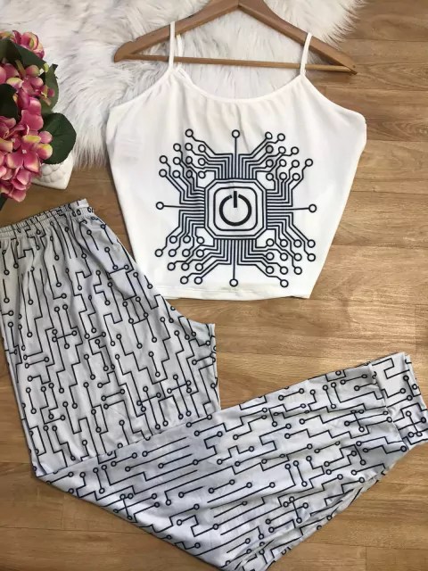 PIJAMA FRUFRU PLUS SIZE 0400311