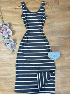 Vest Mid canelado (chumbo) 0200085