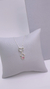 colar menina zirconia rosa - 45 cm