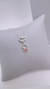 colar menina zirconia rosa - 45 cm - comprar online