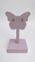 Brinco florzinha rosa baby