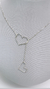 colar gravata coração- 50 cm - comprar online