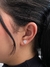 brinco zirconia coracao - 8 mm - comprar online