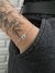 Pulseira zircônia coração azul - comprar online