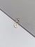 Berloque medalha com crucifixo
