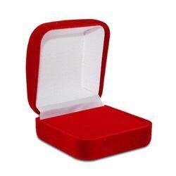 Caixa Veludo Vermelha Para Anel