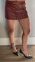 Cosmo Leather Mini Skirt - loja online