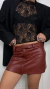 Cosmo Leather Mini Skirt - Mysa Apparel