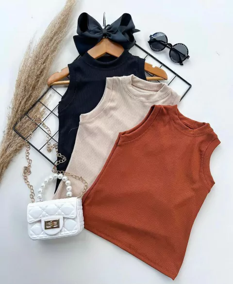 Kit 3 Regatas Infantil