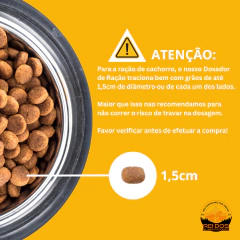Mecanismo dosador de ração automático com kit solar