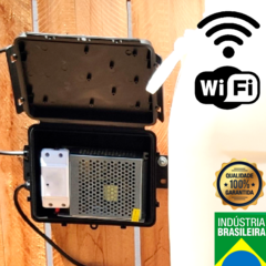 Mecanismo dosador de ração com timer wifi na internet
