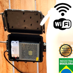 Mecanismo dosador de ração com timer wifi e divisor y para dois animais