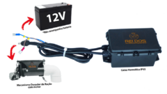 Mecanismo dosador de ração automático com timer 12v e divisor y para dois animais - comprar online