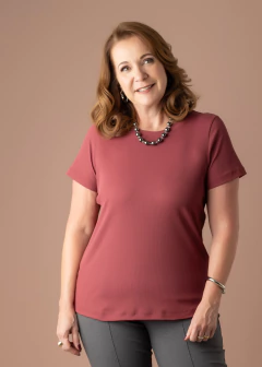 Blusa Eclipse borgonha - comprar online