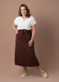 Saia Granada marrom na internet