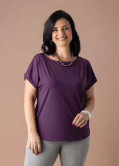 Blusa Orquídea uva - comprar online