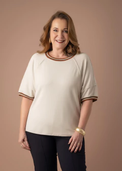 Blusa Santorini bege - comprar online