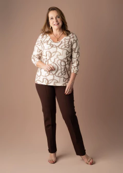 Calça Cleusa marrom - comprar online