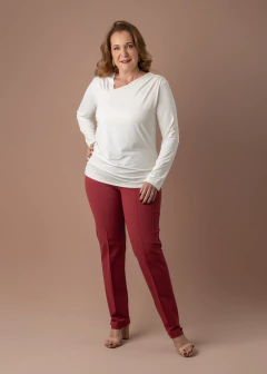 Blusa Braga off white - loja online