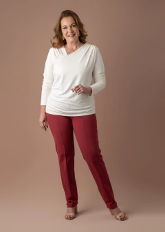 Blusa Braga off white - Cleusa Boutique