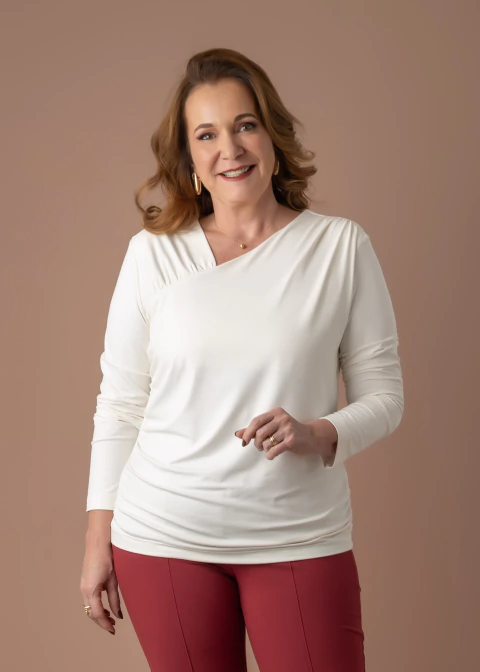 Blusa Braga off white - comprar online