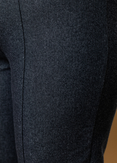 Calça Cleusa malha jeans preta - loja online