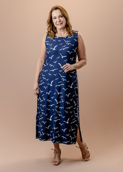 Vestido Chronos marinho