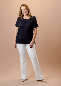 Blusa Capricórnio preta - Cleusa Boutique