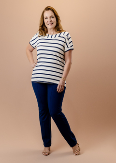 Blusa Solaris azul marinho - comprar online