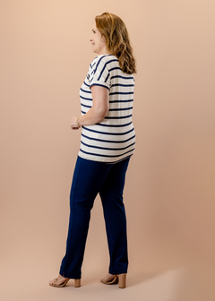 Blusa Solaris azul marinho na internet