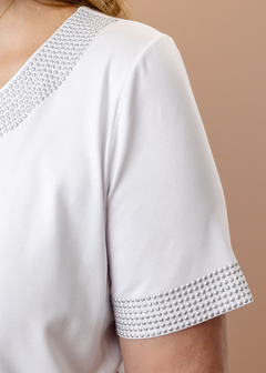 Blusa Capricórnio branca - Cleusa Boutique