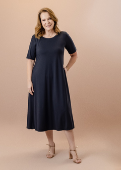 Vestido Água preto - comprar online
