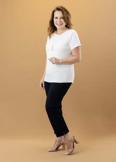 Blusa Lírio branca - comprar online