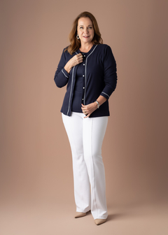 Twin Set Valência marinho - Cleusa Boutique