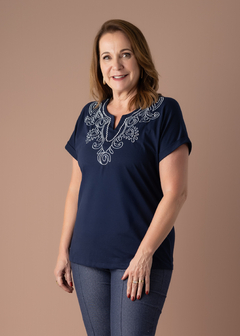 Blusa Berlim marinho - comprar online