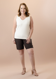 Blusa Ciclame bege - loja online