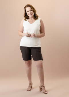 Blusa Ciclame bege