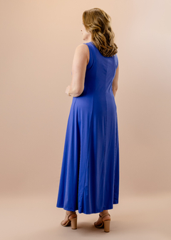 Vestido Íris azul royal - loja online