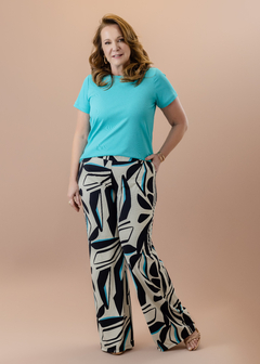 Blusa Eclipse turquesa