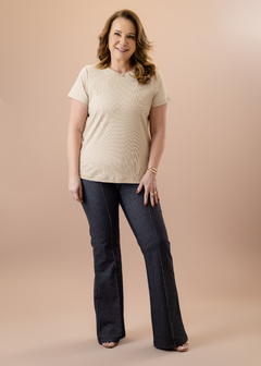 Blusa Eclipse caqui - Cleusa Boutique