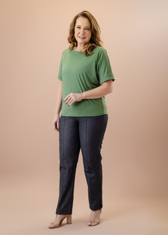 Blusa Petúnia verde oliva na internet