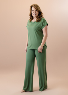 Calça Paris verde oliva - comprar online