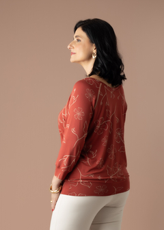 Blusa Tóquio telha - loja online