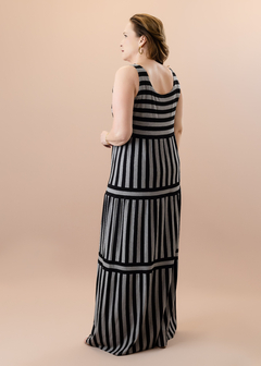 Vestido Quartzo mescla - Cleusa Boutique