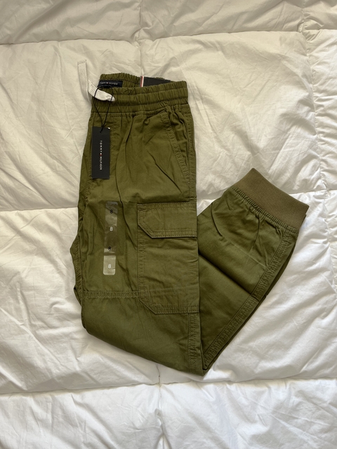 Jogger verde Tommy Hilfiger #K033