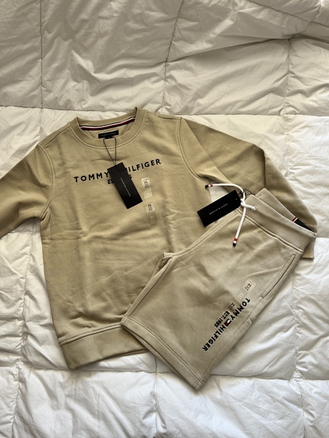 Conjunto 2 piezas beige (bermuda) | Tommy Hilfiger #K035